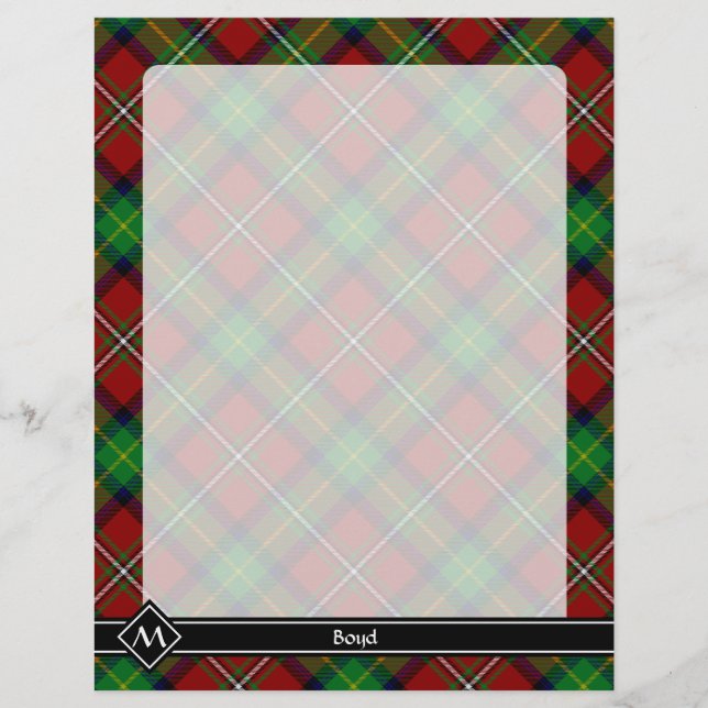 Flyer Clan Boyd Tartan (Frente)