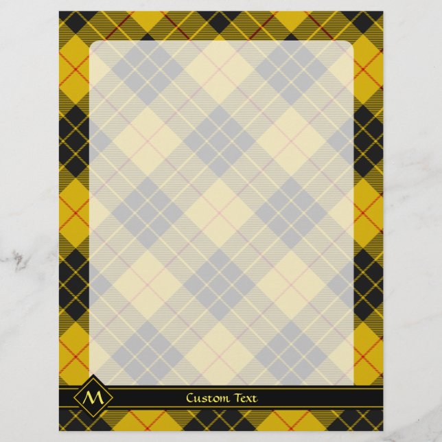 Flyer Clan Macleod de Lewis Tartán (Frente)