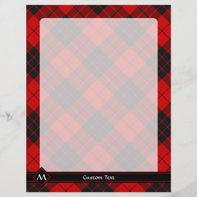 Flyer Clan Macleod de Raasay Tartán (Frente)