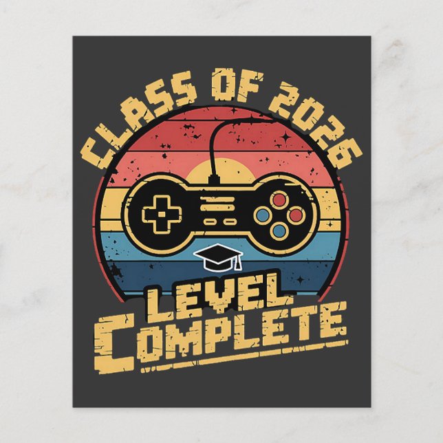 Flyer Clase de 2026 Nivel Completado (Frente)
