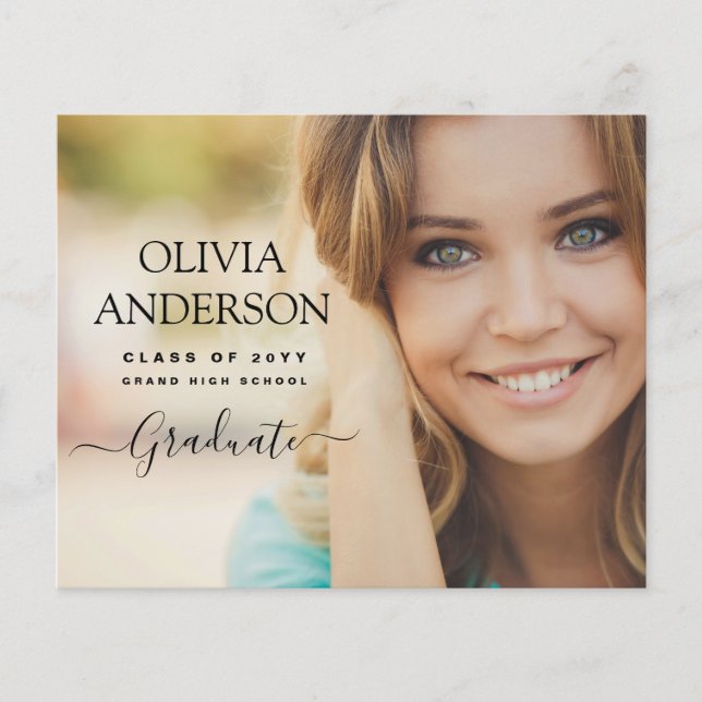 Flyer Clase de presupuesto de 2023 Graduación de fotos (Frente)