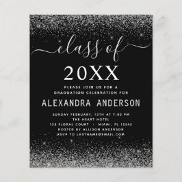 Flyer Clase Presupuestaria de 2022 Foto Graduación Plata