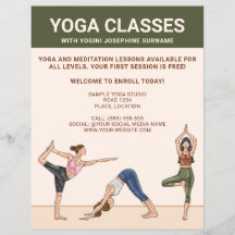 Clases de Yoga Instructor de Yoga Lecciones de Med