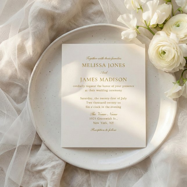 Flyer Classic Script Elegant QR Code 4 Photo Wedding (Subido por el creador)