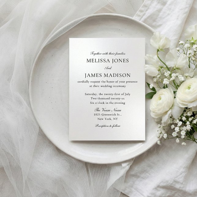 Flyer Classic Script Elegant QR Code 4 Photo Wedding (Subido por el creador)