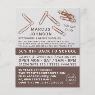 Flyer Clips, artículos de escritorio y suministros de of