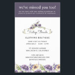 Flyer Clothing Boutique Grand Reopen Covid Safety<br><div class="desc">Una colección completa y coherente para todos los productos y suministros de su empresa. Aconsejar a los clientes de su reapertura con nuevas medidas de seguridad en vigor. Una colección de productos para promover pautas de distanciamiento social. Estos productos son excelentes para asegurar que tanto los empleados como los clientes...</div>