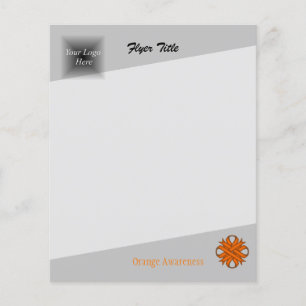 Flyer Clover Ribbon naranja por Kenneth Yoncich