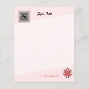 Flyer Clover Ribbon rosa por Kenneth Yoncich