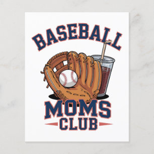Flyer Club de Mamás de Béisbol Día de la Madre