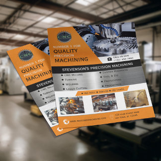 Flyer CNC Machining Company Amarillo | Oro
