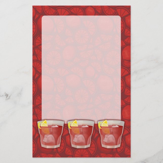 Flyer Cóctel americano (Frente)