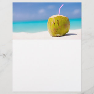 Flyer Cóctel en la playa