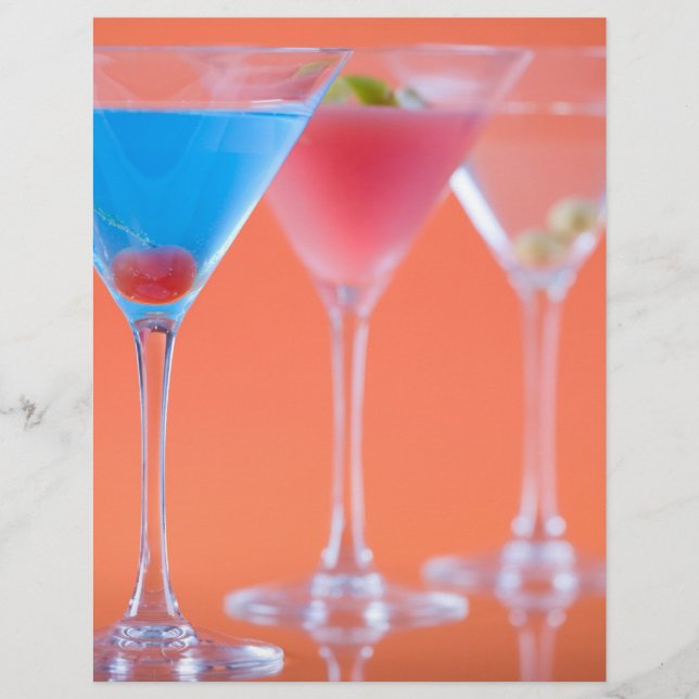 Flyer cócteles de Margarita (Frente)