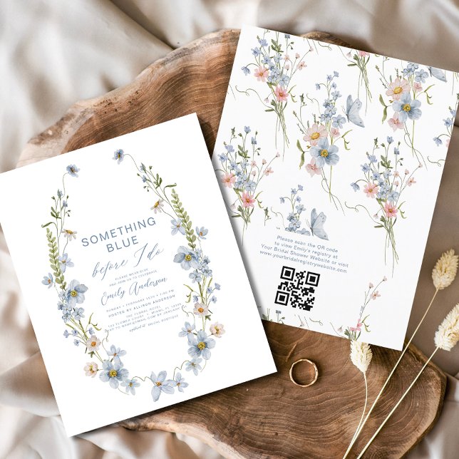 Flyer Código QR Algo Azul Antes De Invitar (Subido por el creador)