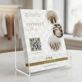 Flyer Código QR de Foto de Boutique de Verificación Neut