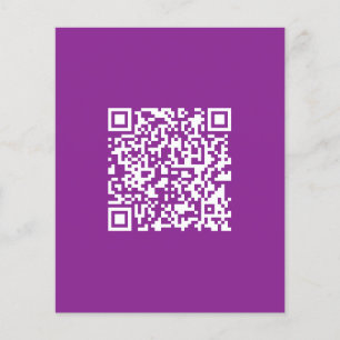 Flyer Código QR instantáneo con la URL de su sitio web