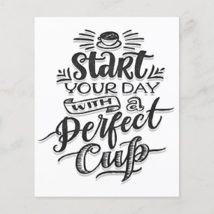 Flyer Coffee Start Your Day With A Perfect Cup