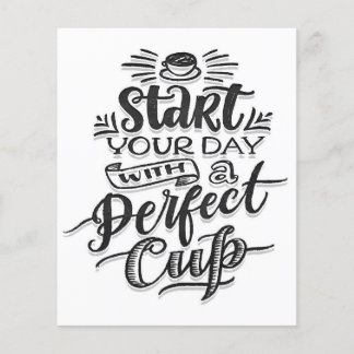 Flyer Coffee Start Your Day With A Perfect Cup