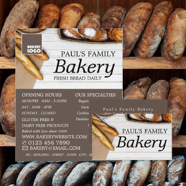 Flyer Colección de Baguette Fresca, Panaderías, Tienda d (Subido por el creador)