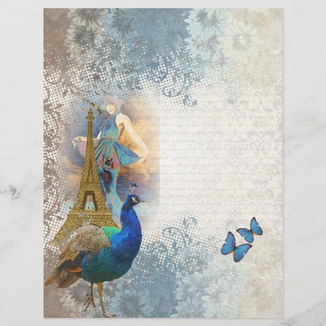 Flyer Colección de pavos reales de París (Frente)