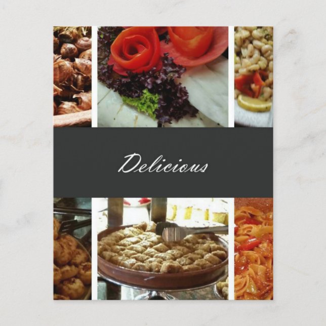 Flyer Collage de alimentos (Frente)