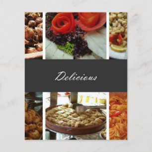 Flyer Collage de alimentos