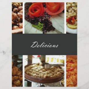 Flyer Collage de alimentos