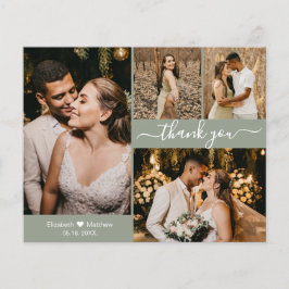 Flyer Collage de fotos de presupuesto Boda de sabios Gra