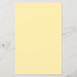 Flyer Color sólido de crema de mantequilla