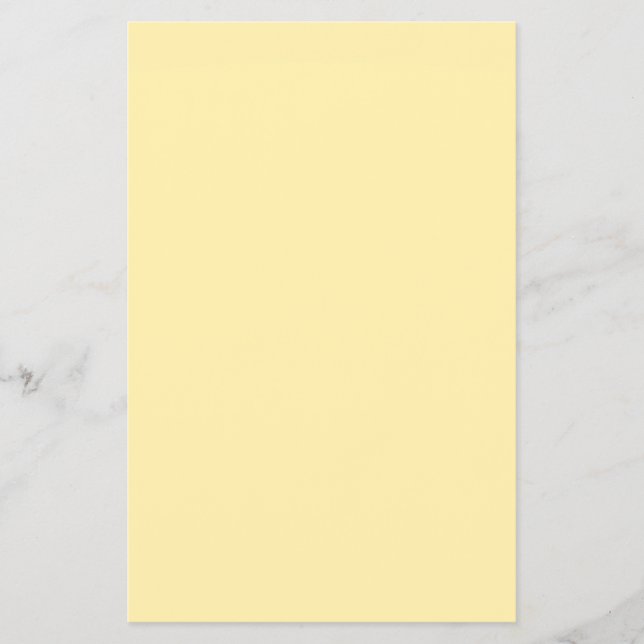 Flyer Color sólido de crema de mantequilla (Frente)