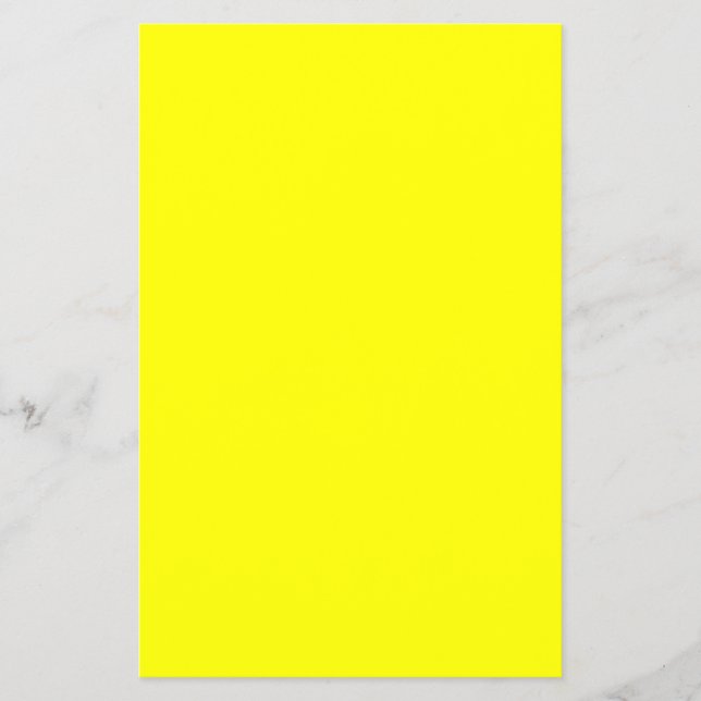 Flyer Color sólido neón amarillo (Frente)