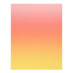 Flyer Colores lisos - Color amarillo a rosa oscuro