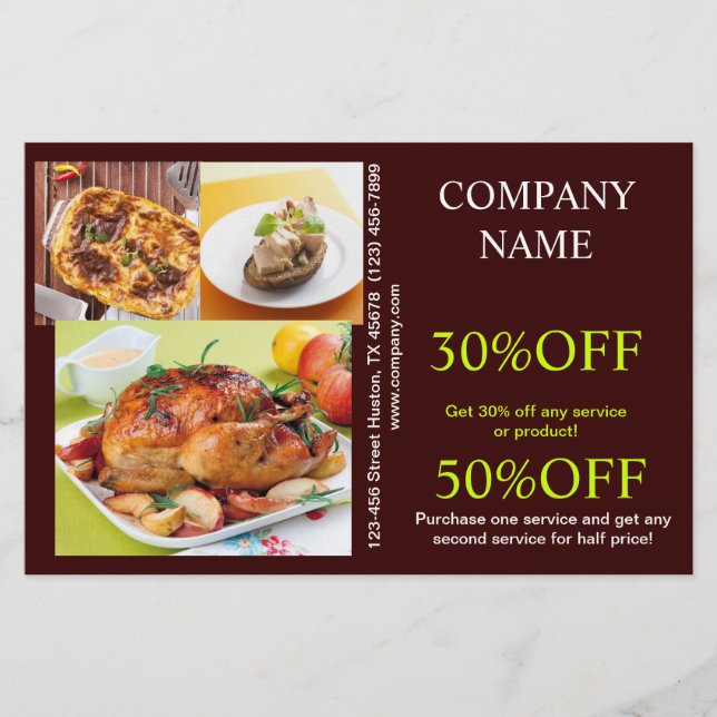 Flyer Comedor de gallinas Retro Pie (Frente)