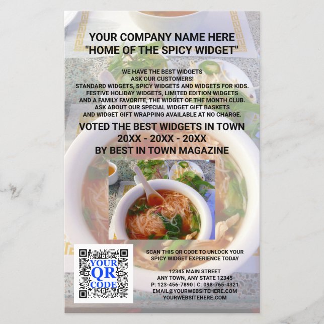 Flyer Comercialización de Personalizado fotográfico lige (Frente)