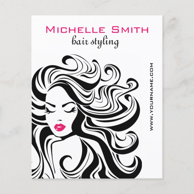 Flyer Comercialización de Retro Hairstyling (Frente)