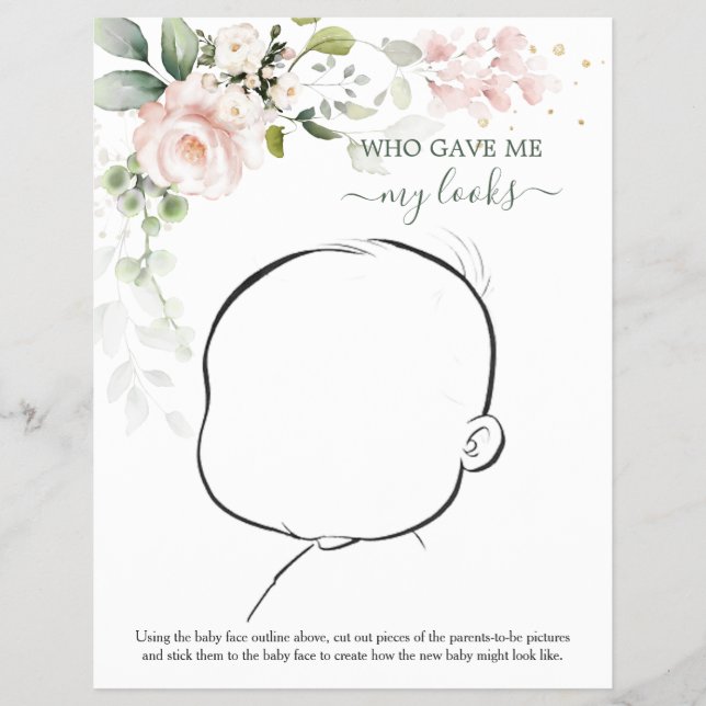 Flyer Cómo puede ser que nuestro bebé luzca el juego de  (Frente)