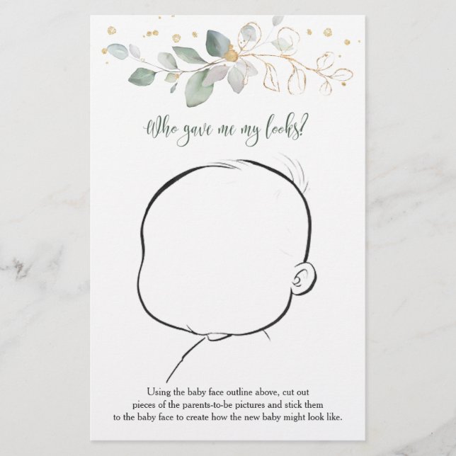 Flyer Cómo puede ser que nuestro bebé luzca un juego de  (Frente)