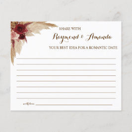 Flyer Comparte una idea de cita para la tarjeta de Despe