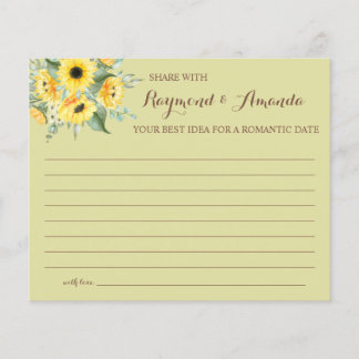 Flyer Compartir una fecha ideal para la tarjeta de ducha