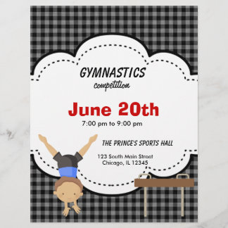 Flyer Competencia de Gimnasia