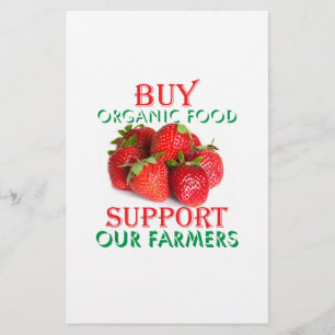 Flyer Comprar alimentos orgánicos