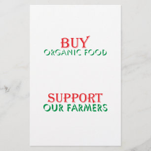 Flyer Comprar comida orgánica