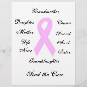 Flyer Conciencia sobre el cáncer de mama