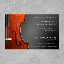 Flyer Concierto de Cuarteto de Cadenas Recitales de Viol