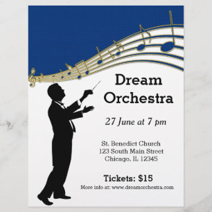 Flyer concierto de orquesta