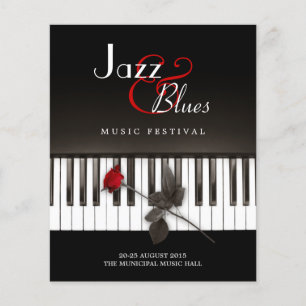 Flyer Concierto del Festival de Música Jazz Blues
