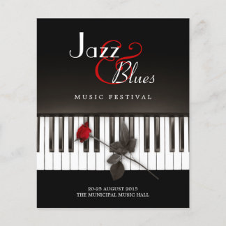 Flyer Concierto del Festival de Música Jazz Blues