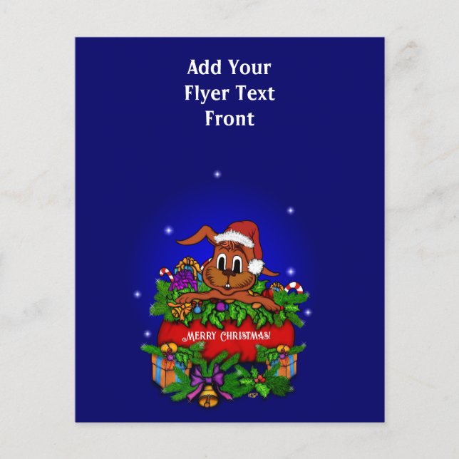 Flyer Conejo de navidades (Frente)