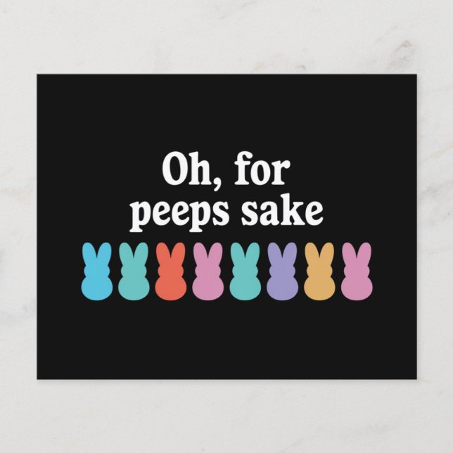 Flyer Conejo de Pascua Feliz Carnaval Cristiano Religios (Frente)